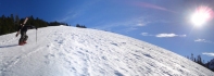 Booting up the West Face.